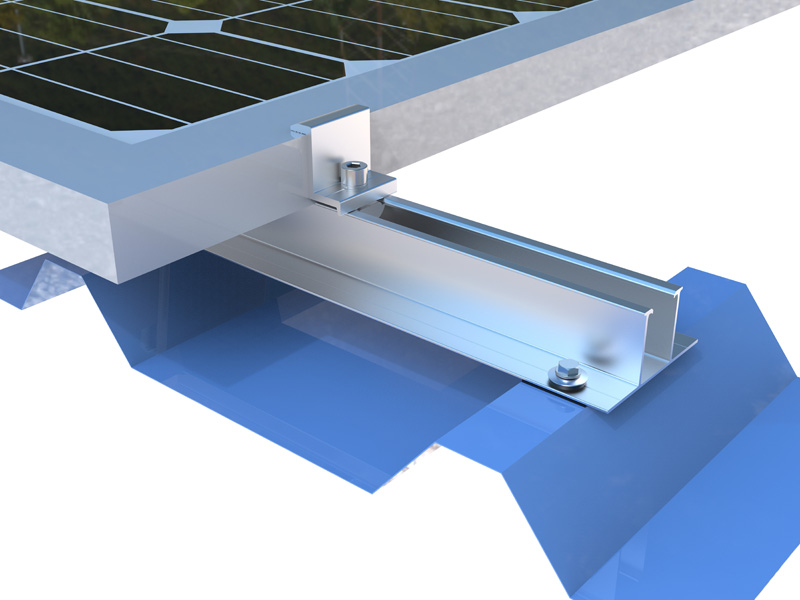 Mini Rail Mounting System for Solar Installation
