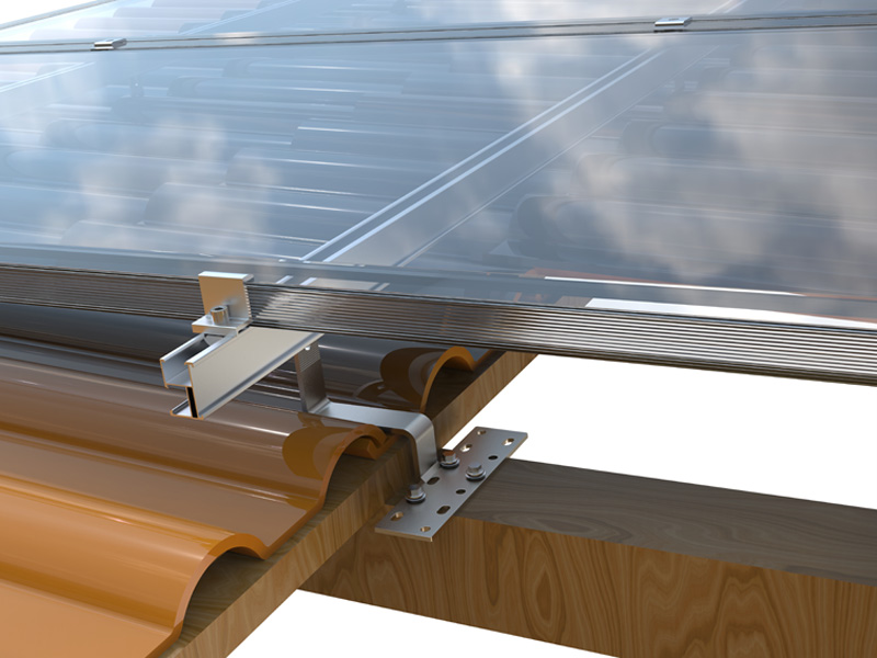 Solar Panel Tile Roofing Mounting System