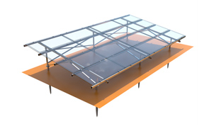 Adjustable Ground Mount Solar Rack 