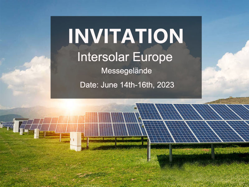 Bem-vindo à Intersolar Europe Data 14 a 16 de junho