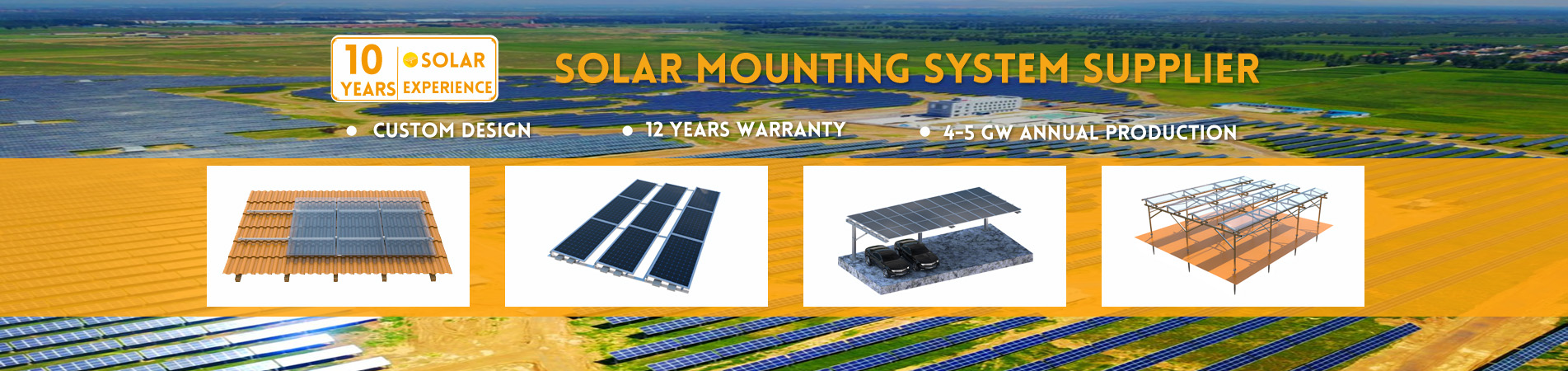 Sistema de montagem de painel solar