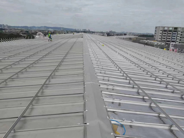 Shantou, China-sistema de montagem de telhado de metal de 7,58 MW