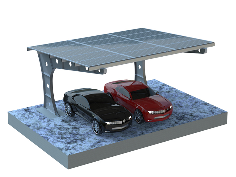 Cantilever Style Solar Carport
